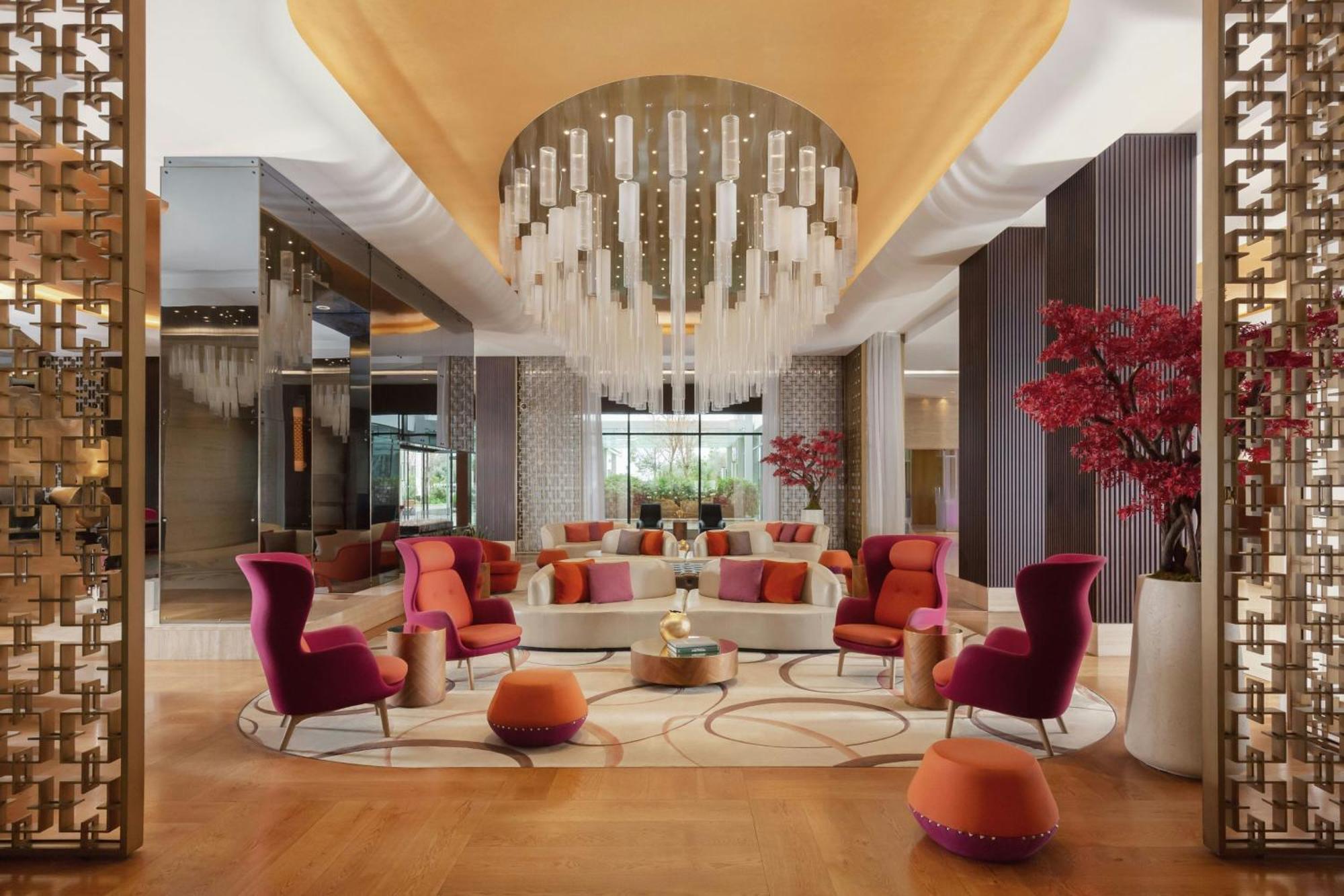 Baku Marriott Hotel Boulevard Exterior photo The lobby of the hotel